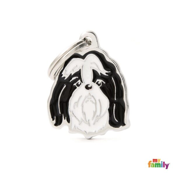 MF16N BLACK AND WHITE SHIH TZU